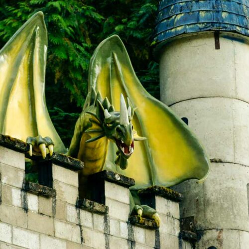 Dragon in the Castle - The Enchanted Forest - BC Family Attraction