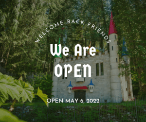 Open on May 6, 2022 for the season!
