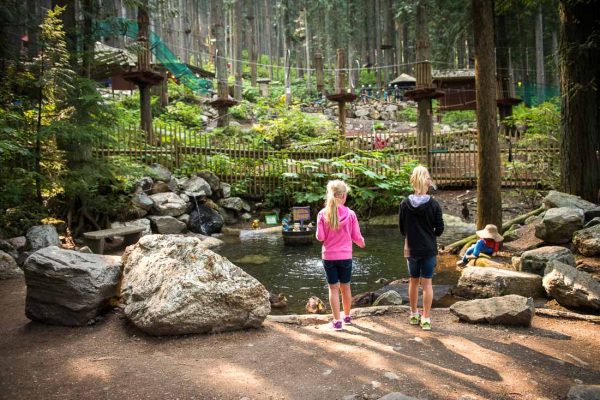 The Enchanted Forest BC Family Attraction - Kids Activity - Duck Pond